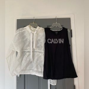 Calvin Klein Tank Top and Half Zip Pullover